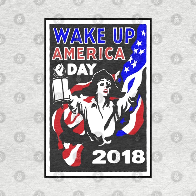 Wake Up America Woke Protest Resist Feminist Revolution 2018 Election Democrat Republican Vote by TravelTime